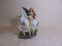 Picture of Blue Fairy And Unicorn Figurine
