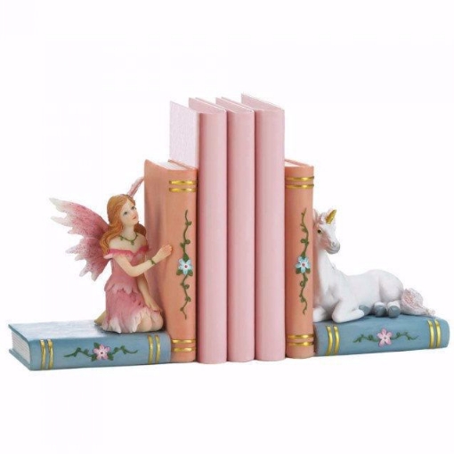 Picture of Fairy and Unicorn Bookend