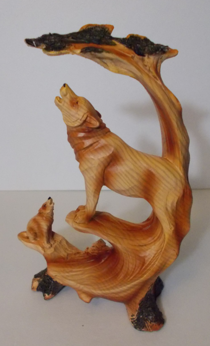 Picture of Wolf and Cub howling