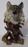 Picture of Grey Wolf 1 head Bust