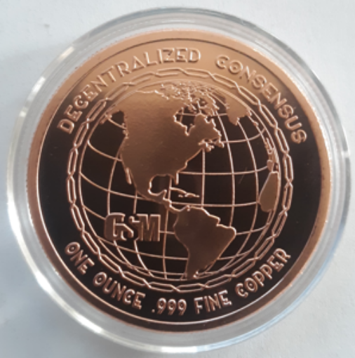 Picture of Litecoin CryptoCurrency Commemorative (1 oz. Copper Rounds) Coin