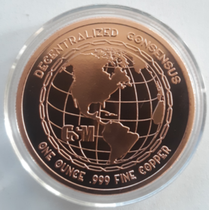 Picture of Litecoin CryptoCurrency Commemorative (1 oz. Copper Rounds) Coin