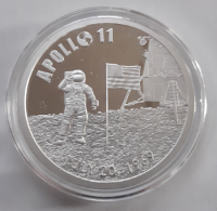 Picture of Apollo 11 50th Anniversary - July 20, 1969 - July 20, 2019 (1 oz. Silver Proof Round) Coin (Limited Numbered Edition)