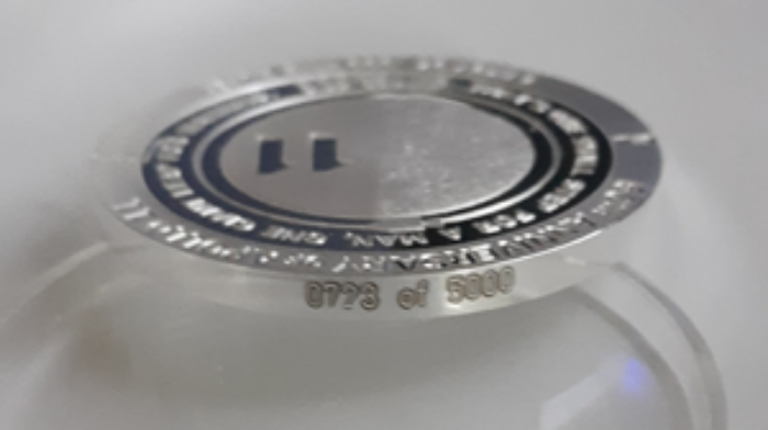 Picture of Apollo 11 50th Anniversary - July 20, 1969 - July 20, 2019 (1 oz. Silver Proof Round) Coin (Limited Numbered Edition)