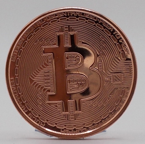 Picture of Bitcoin Commemorative | Blockchain (1oz Copper Round) coin
