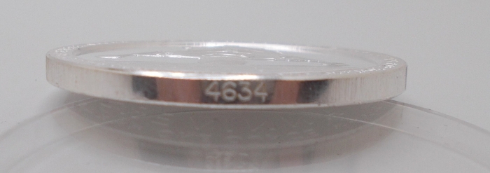 Picture of Apollo 11  | Eagle Landing | 50th Anniversary - July 20, 1969 - July 20, 2019  (1oz Silver Round Proof) Coin | (Limited Numbered Edition)