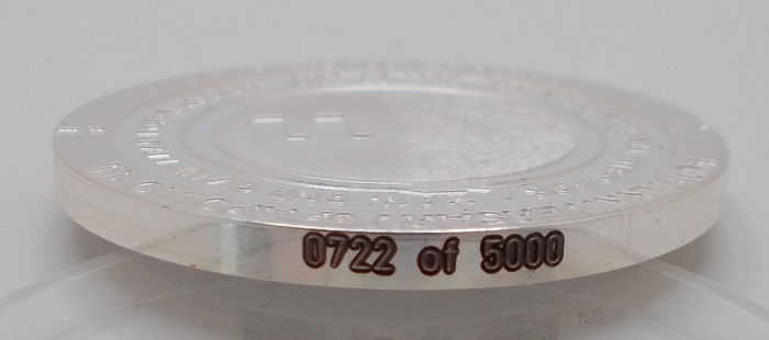 Picture of Apollo 11 50th Anniversary - July 20, 1969 - July 20, 2019 (1 oz. Silver Proof Round) Coin (Limited Numbered Edition)