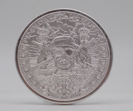 Picture of Pieces of Eight Silver Shield | 1oz  Silver (Round) Coin