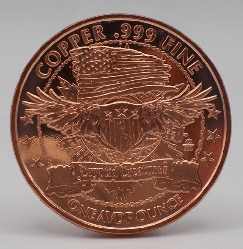Picture of Drop Bear - 1oz Copper Round (Coin)