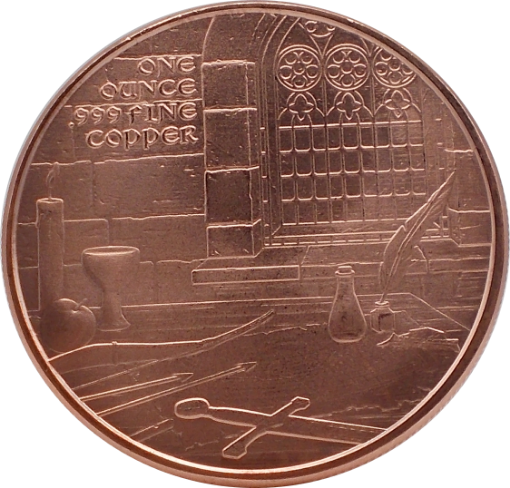Picture of Medieval Legends  Pied Piper (1 oz Copper Round Coin)