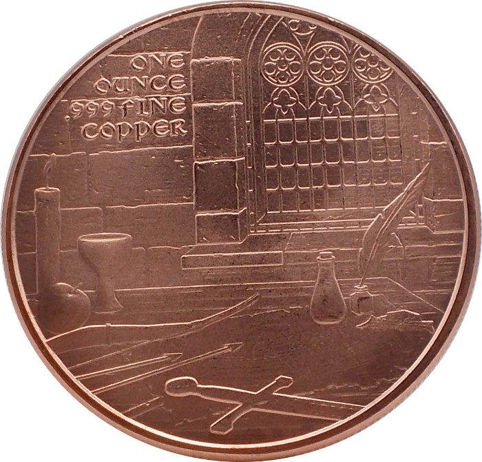 Picture of Medieval Legends  Pied Piper (1 oz Copper Round Coin)