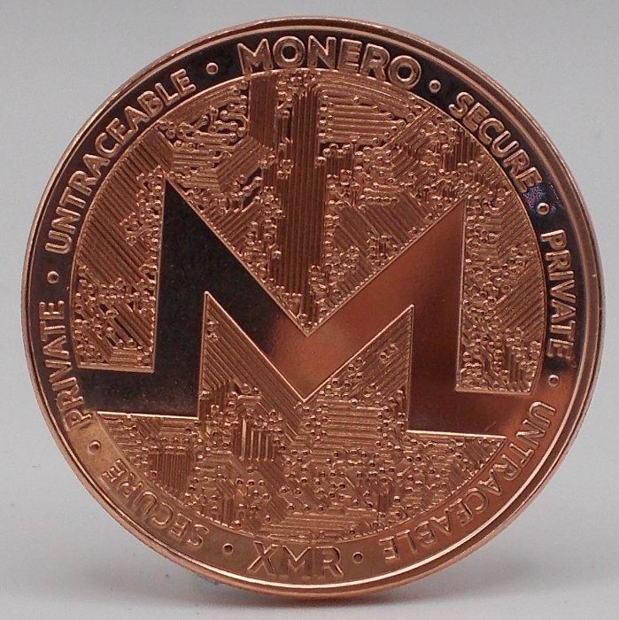 Picture of Monero Crypto Commemorative | Blockchain (1 oz Copper Round) Coin