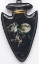 Picture of Arrowhead - Indian Faith Animal Totem 3 Wolf Howling with Moon Necklace