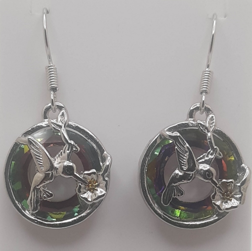Picture of Humming Bird Round Earrings