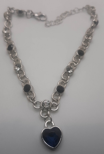 Picture of Ocean Heart Jewelry Crystal Bracelet 