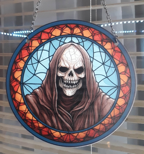 Picture of Reaper in Brown Cloak | Sun Catcher