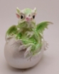 Picture of Dragon Baby hatchling in egg | Green