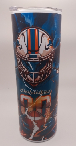 Picture of Miami Dolphins Football Mascot (Tumbler)