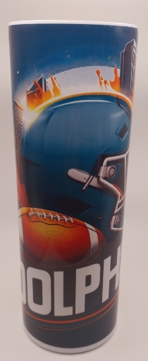 Picture of Miami Dolphins Football City Landscape (Tumbler)