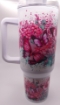 Picture of Butterflies Red and Pink Tumbler