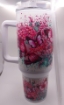 Picture of Red and Pink Butterflies Tumbler