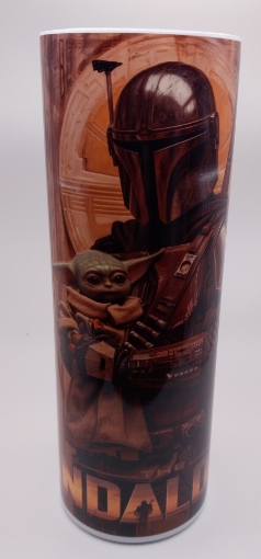 Picture of Mando and Grogu (Star Wars The Mandalorian Tumbler)