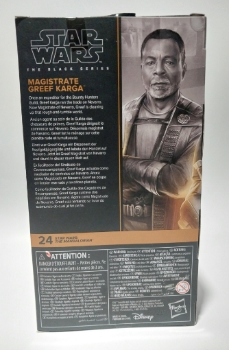 Picture of Magistrate Greef Karga | Star Wars The Black Series 6 Inch Action Figure Box Art (2022 Wave 3)
