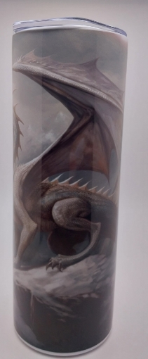 Picture of Ice Dragon on Cliff (20 oz Tumbler)