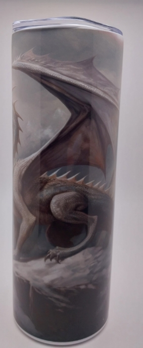 Picture of Ice Dragon on Cliff (20 oz Tumbler)