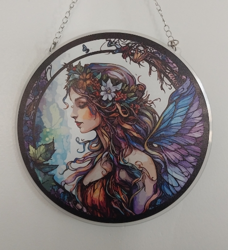 Picture of Fairy Orange dress with leaves (Sun Catcher)