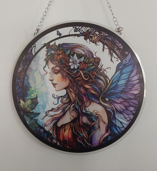 Picture of Fairy Orange dress with leaves (Sun Catcher)