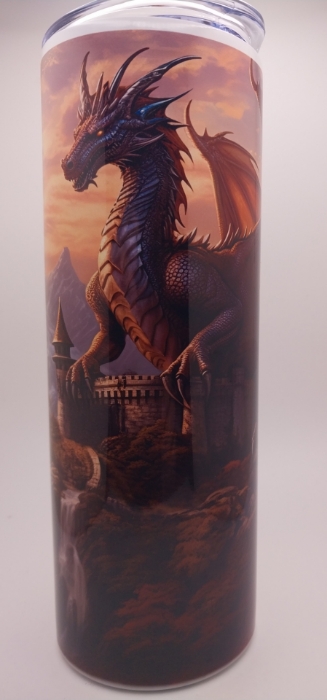 Picture of Dragon and Castle Tumbler