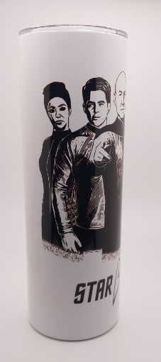 Picture of Captains of Discovery and Enterprise (Star Trek) Tumbler