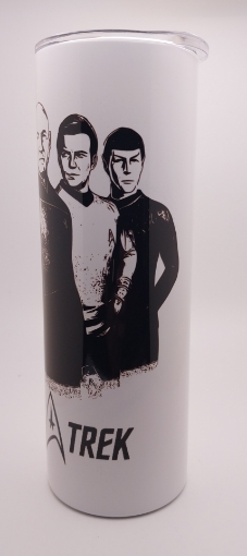 Picture of Captains of Discovery and Enterprise (Star Trek) Tumbler