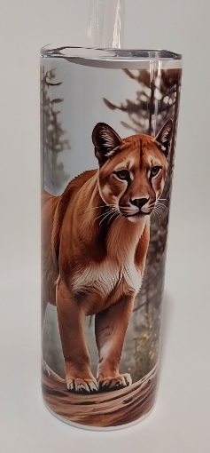 Picture of Lion standing on Rock (tumbler)