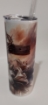 Picture of Cross with Grown of Thorns with Lilly Flowers (Tumbler)
