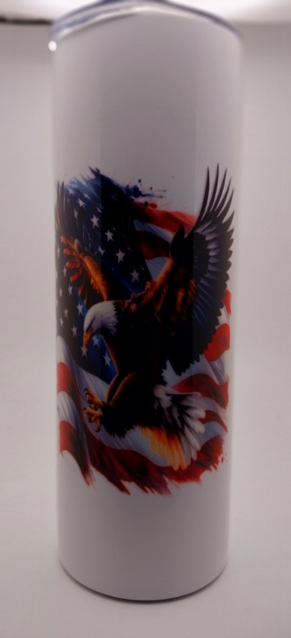 Picture of Eagle Soaring with USA Flag Tumbler