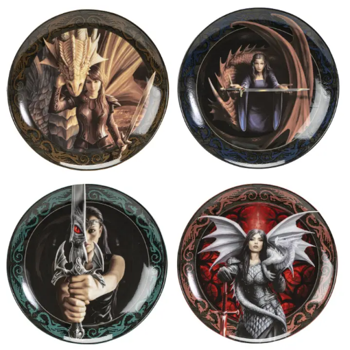 Picture of Warrior Maidens Dessert Plate Set of 4