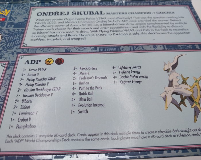Picture of Pokemon - London 2022 Championship (ADP  Deck)